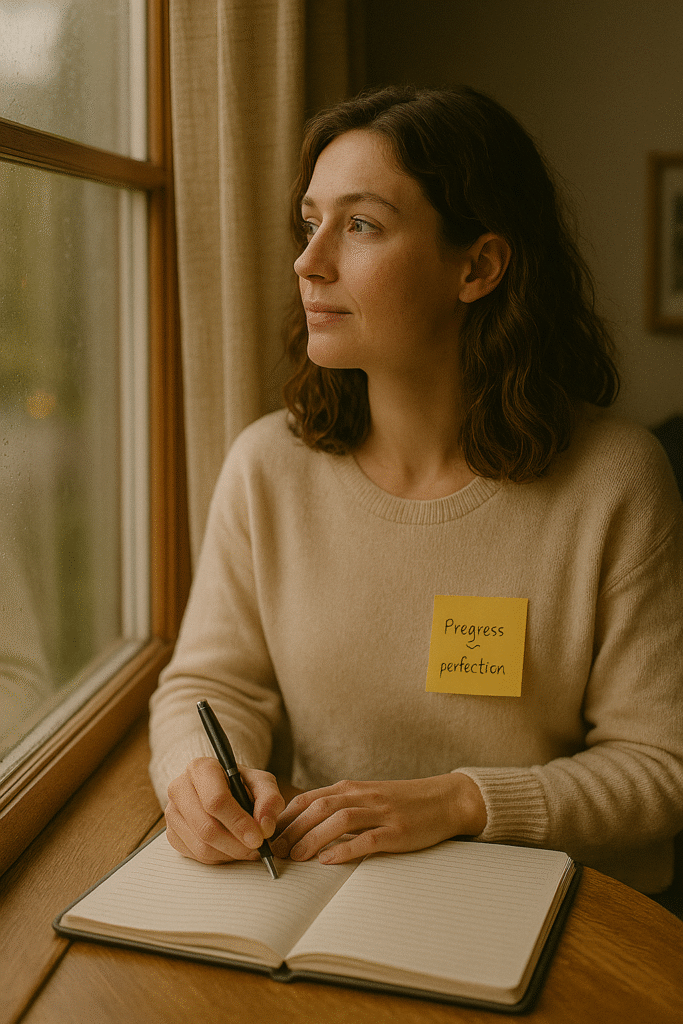 Redefining success and embracing imperfection during burnout recovery.